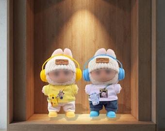 Conjunto de camiseta estampada para LBB 1.0/3.0 (muñeca de 17 cm)