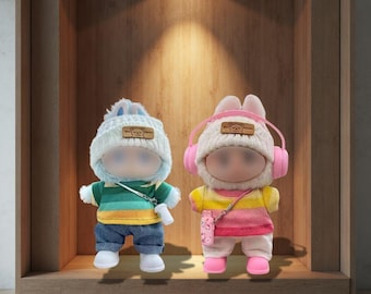 Conjunto de camiseta de rayas para LBB 1.0/3.0 (muñeca de 17 cm)