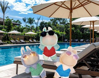 Badeanzug Party Outfit für LBB 1.0/2.0/3.0 (15/17 cm Puppe)