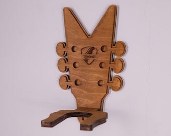 Suporte de madeira para guitarra, Suporte de parede de madeira para guitarra, Ganchos de parede para guitarra, Prateleira para guitarra, Suporte de parede de madeira para guitarra, Suporte de guitarra personalizado