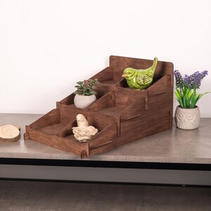 Tafeldisplay voor de detailhandel, houten displaystandaard, beursdisplay, displaystandaard voor detailhandel, displaystandaard voor ambachten, displayrekken voor de detailhandel afbeelding 8