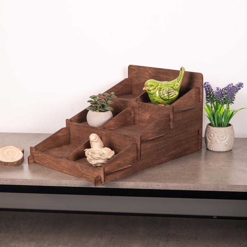Tafeldisplay voor de detailhandel, houten displaystandaard, beursdisplay, displaystandaard voor detailhandel, displaystandaard voor ambachten, displayrekken voor de detailhandel afbeelding 8