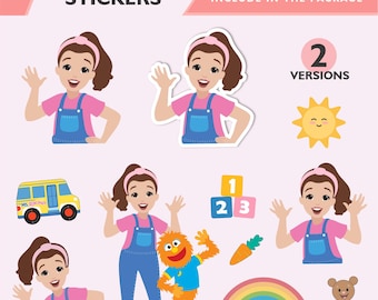 Ms Rachel Birthday Party Pack PNG Clipart, Kids Party Décor party printable, Cake Toppers & DIY Decorations Girls Decor