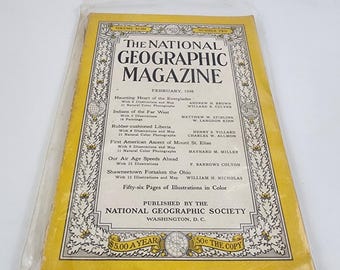 National Geographic Magazine February 1948 No Insert