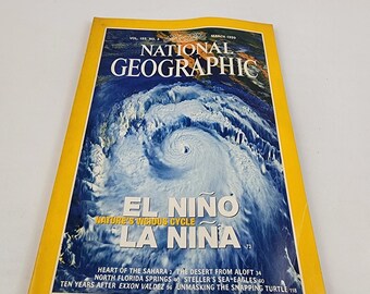National Geographic Magazine March 1999 No Insert