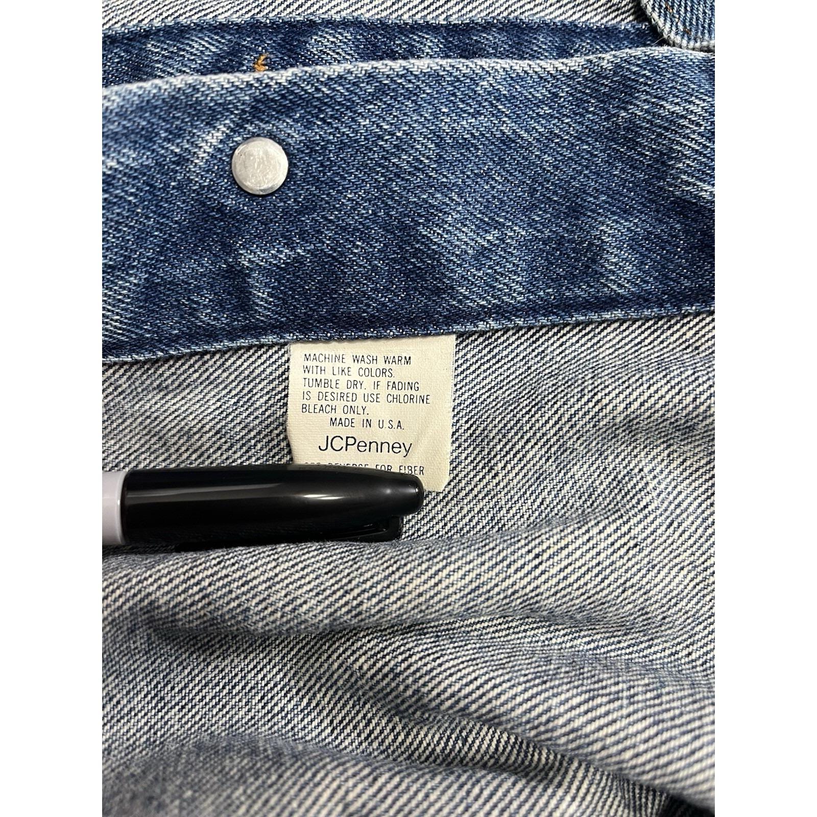 米国製 JCPenney デニムジャケット 38 80s 米国製 JCPenney デニム