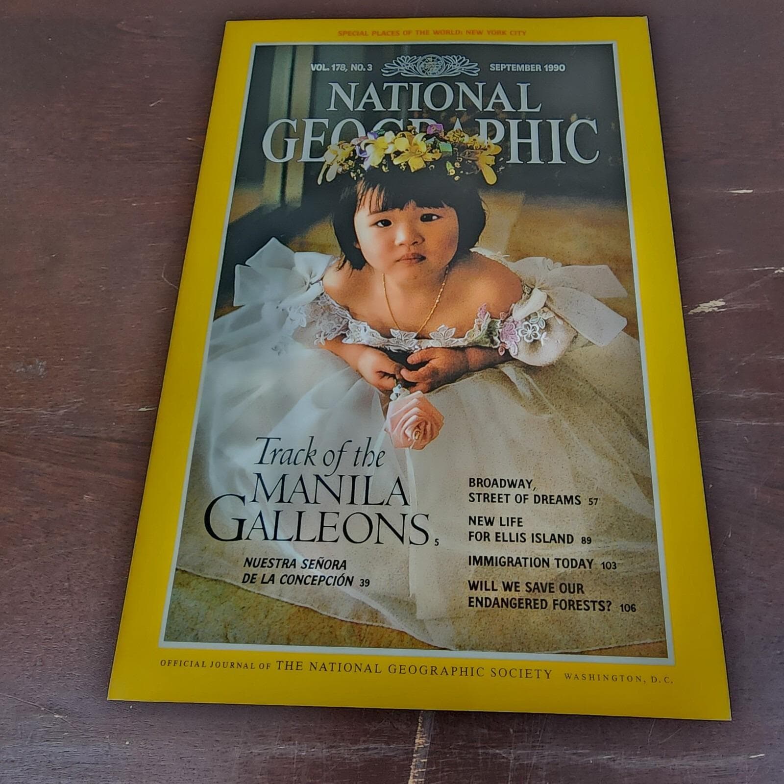 National Geographic Magazine September 1990 No Insert - Etsy
