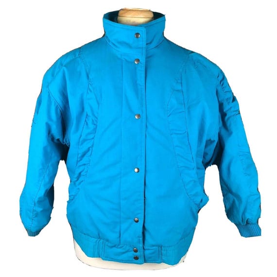 Top Hitz Freddi Gail VTG 80s Ski Coat Women's Large Puffy Skiing