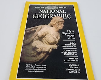 National Geographic Magazine March 1983 No Insert