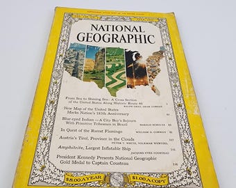 National Geographic Magazine July 1961 No Insert