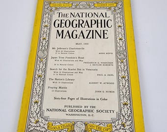 National Geographic Magazine maggio 1950 Nessuna mappa