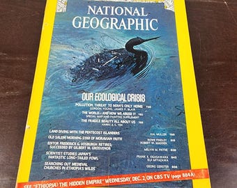 National Geographic Magazine December 1970 No Insert