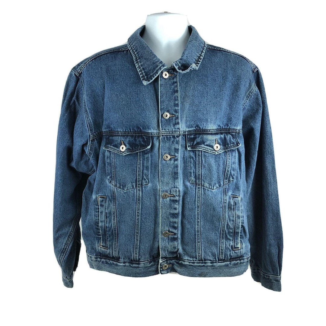 Veste Wrangler Hero Vintage 90s – Denim Bleu Délavé, Taille XL Homme