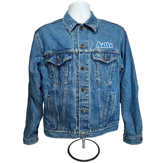 Vintage JC Penney Denim Jacket Men's 44 Plain Pockets Made in USA