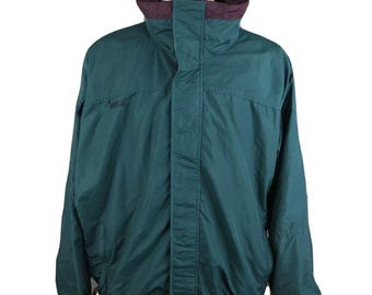 Columbia Bugaboo Vintage 90s Reversable Jacket Size XL Heavy Hiking Ski Coat