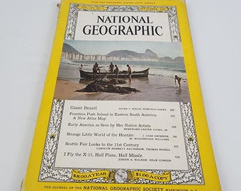 National Geographic Magazine September 1962 Keine Beilage