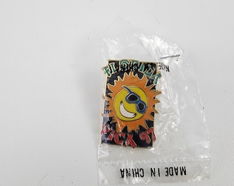 Florida VICA Sun Lapel Hat Pin 1997 Vocational Industrial Clubs of America