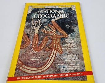 National Geographic Magazine February 1973 No Insert