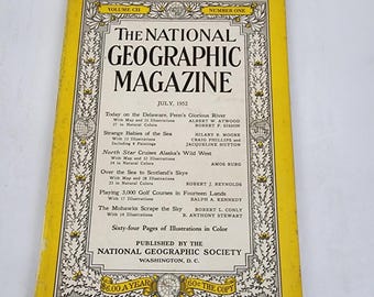 National Geographic Magazine maggio 1952 Nessuna mappa
