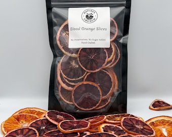 Dried Blood Orange Slices – Cocktail Garnish and Fruit Decor (25+)