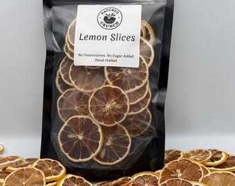 Dried Lemon Slices – Cocktail Garnish and Fruit Decor (50+)