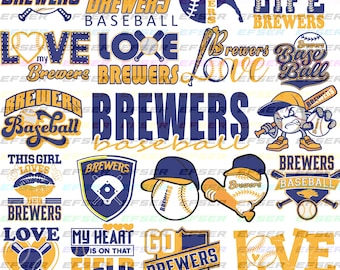 Brouwers svg-bestanden, brouwers svg, brouwers png, brouwers honkbal, Go Brewers, brouwers houden van, beker, tshirt, illustraties, Cricut, gelaagd bestand, Instant Download