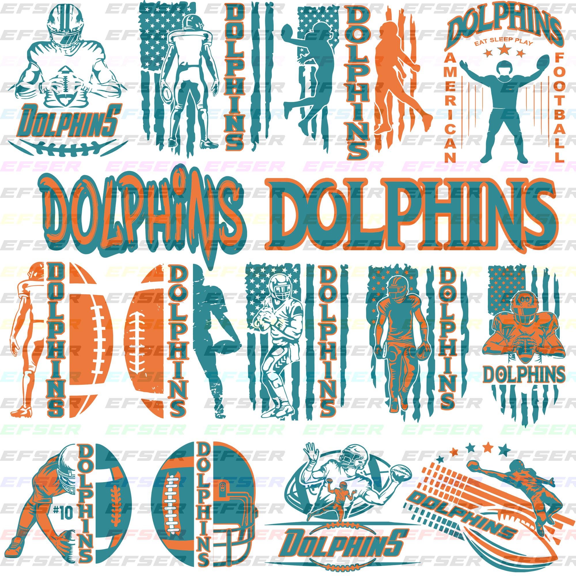 Miami Dolphins Old Style Window Decal Sticker Custom Made In The Usa 718 - Foto 7