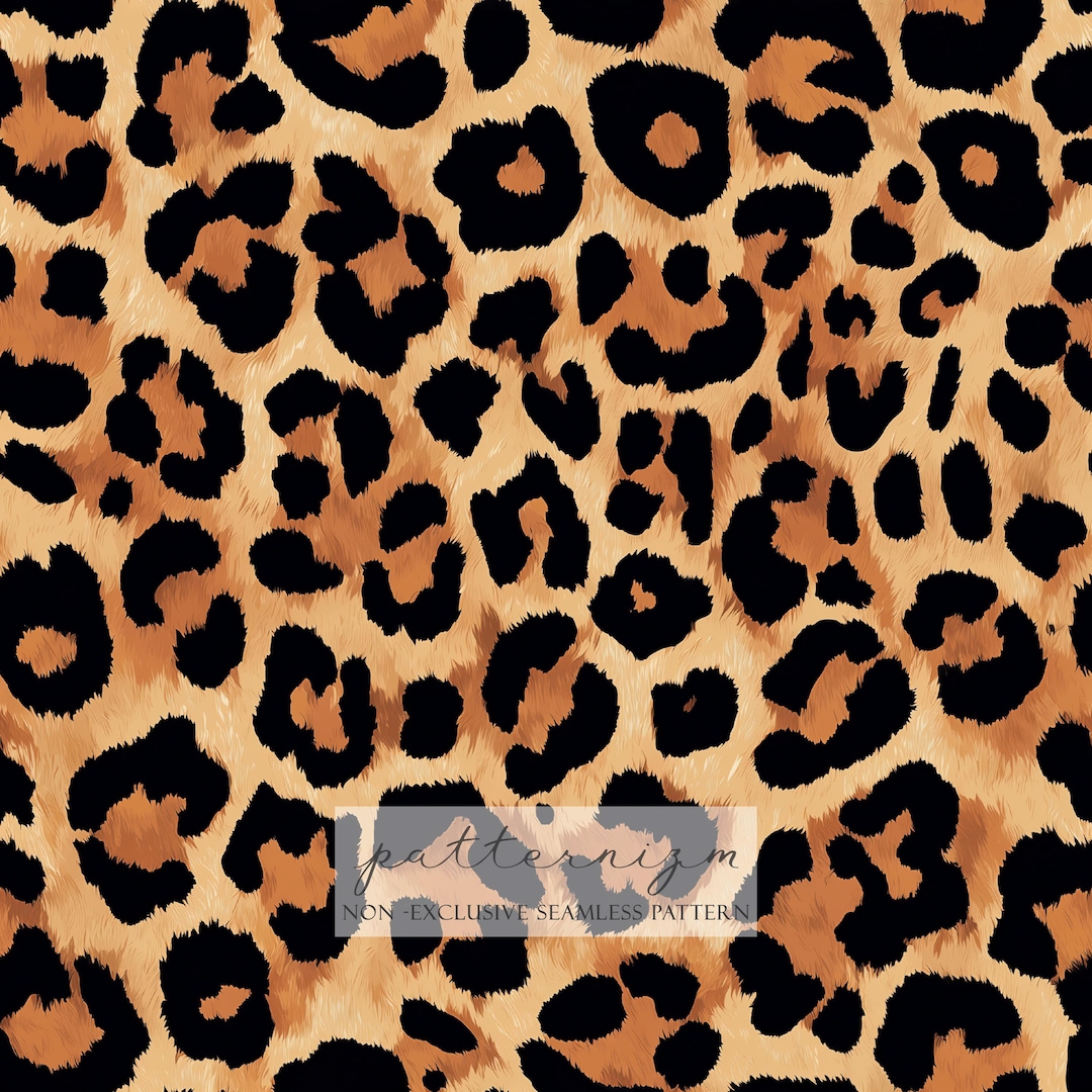 Leopard Seamless Pattern Digital Paper – Classic Animal Print With ...