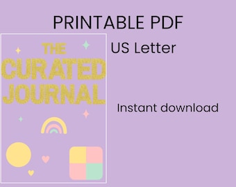 Journal Pages for Reflection | US Letter Printable | Instant Download