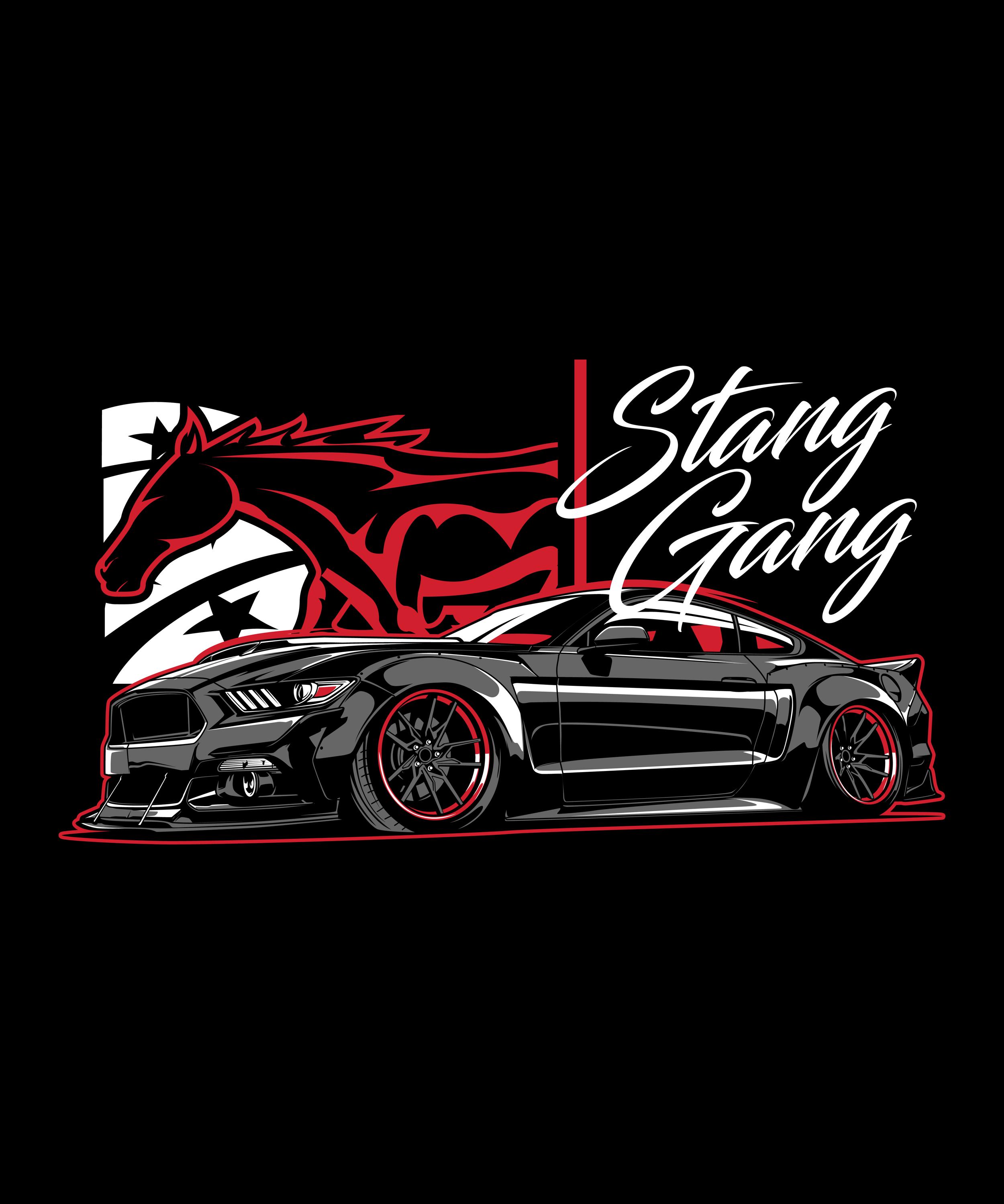 Camiseta Ford Mustang DTF – Diseño Exclusivo Unisex