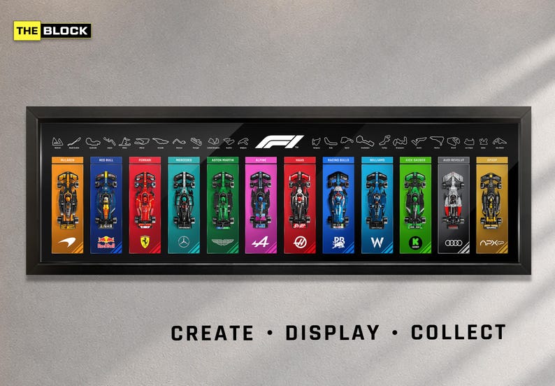 Speed Champions F1 Display Poster | 12 Car Collection Wall Art | 2027 ...