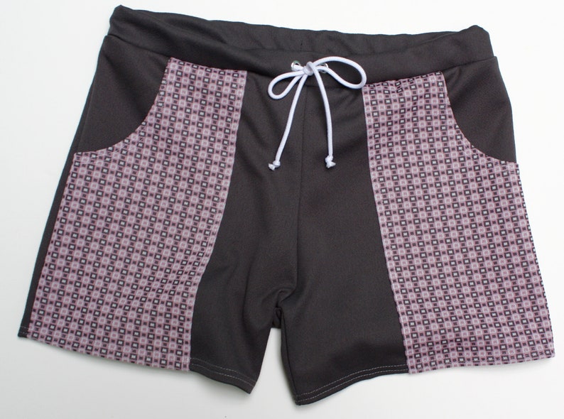 Frankie Four Handmade Vintage Style Grey Men/'s Swim Trunks