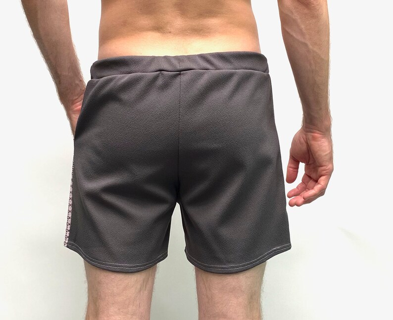 Frankie Four Handmade Vintage Style Grey Men/'s Swim Trunks