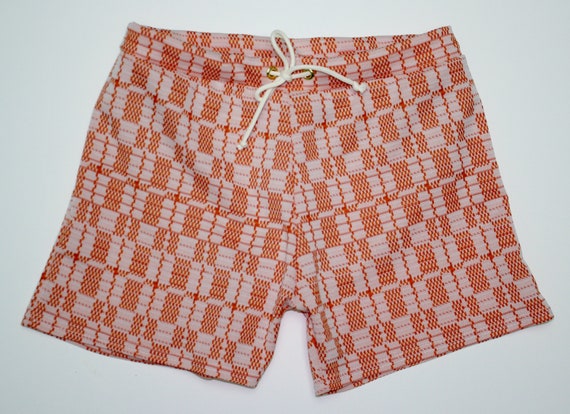 vintage style swim trunks