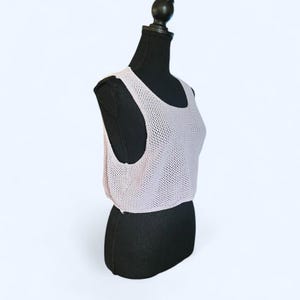 Urban Outfitters crochet knit crop tank top Y2K fairy grunge boho Size Large image 3