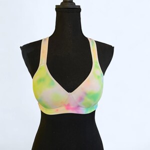 Bralette Victoria's Secret Brodé Floral Blanc - Taille XSmall, Satin Et Dentelle
