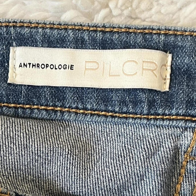 Anthropologie Pilcro Y2K baggy denim shorts size 27 image 5