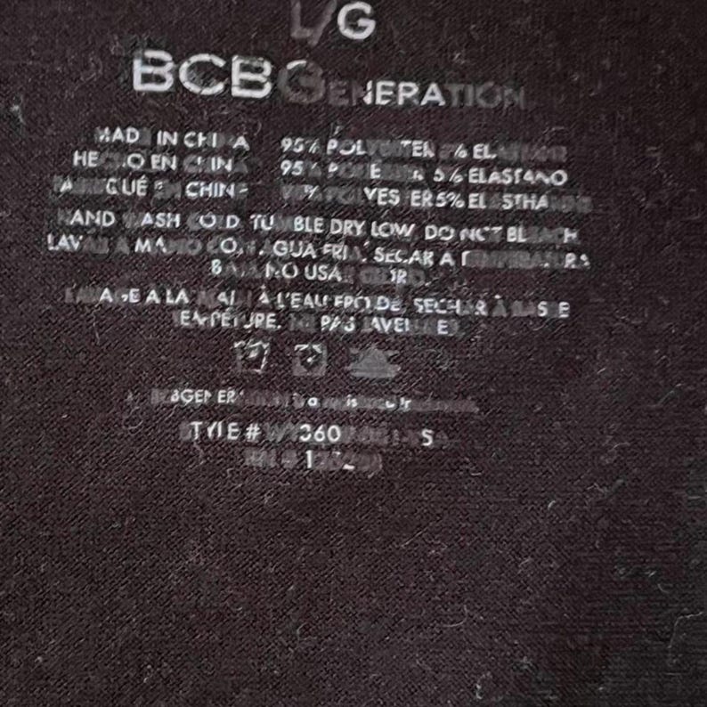 BCBG Generation fairy vintage y2k logo tanktop zwart roze maat small afbeelding 6