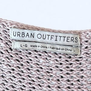 Urban Outfitters crochet knit crop tank top Y2K fairy grunge boho Size Large image 6