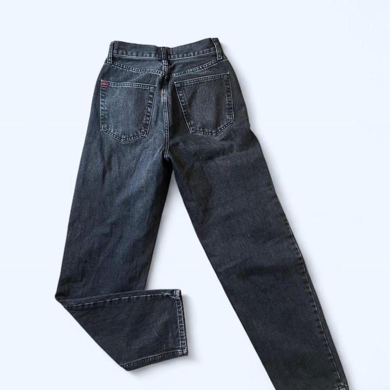 BDG Urban Outfitters jeans negros holgados de tiro alto estilo grunge y2k con rotos, talla 25 imagen 5