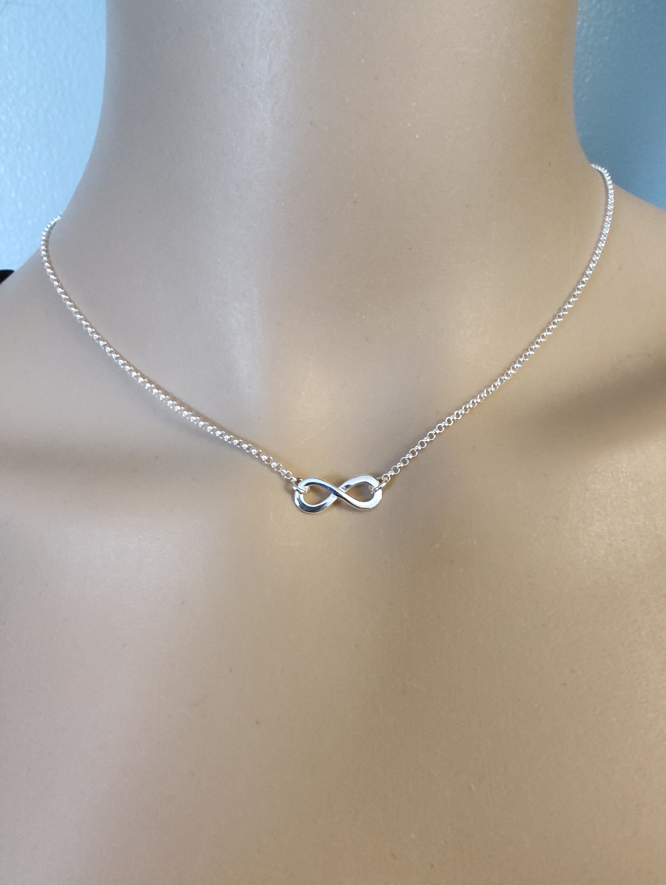 Buy Silver Infinity Necklace, Sterling Silver Infinity Symbol, Figure Eight, Dainty Infinity Charm, Simple Everyday Necklace, Infinity Choker Online in India - Etsy Buy Silver Infinity Necklace, Sterling Silver Infinity Symbol, Figure Eight, Dainty Infinity Charm, Simple Everyday Necklace, Infinity Choker Online in India - Etsy