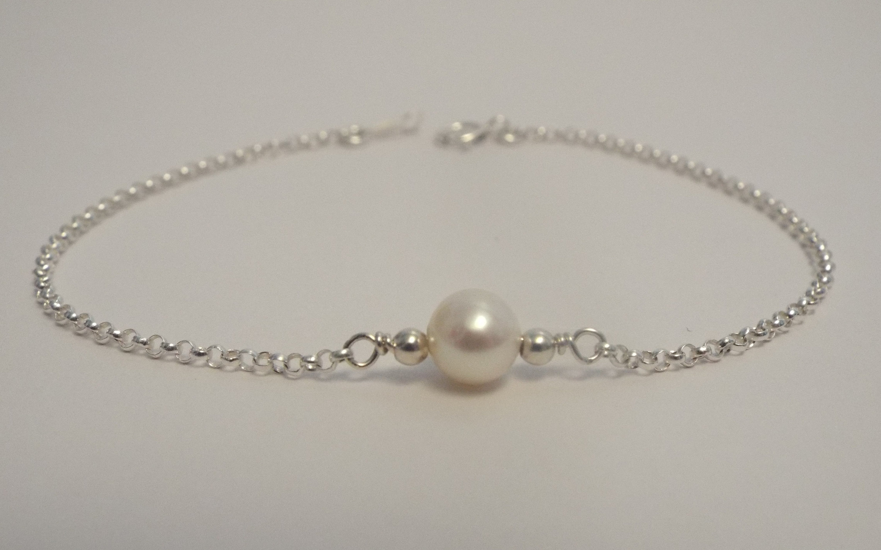 Sterling Silver Or Gold Filled Pearl Bracelet By Gaamaa |  notonthehighstreet.com