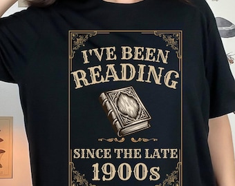 I've Been Reading Since The Late 1900s PNG: Vintage Book Lover Reading Humor PNG Retro Library Reader Clipart (Digital Download)