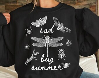 Sad Bug Summer PNG: Vintage Insect Sketch Collection Aesthetic Nature Lover png Entomology Artwork (Digital Download)
