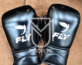 Fly Superlace X Leather Boxing Gloves | Cowhide Leather Boxing Gloves | Lace-Up Sparring Training