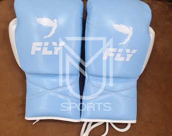 Fly Superlace X Cowhide Leather Boxing Gloves | Lace-Up Sparring Training