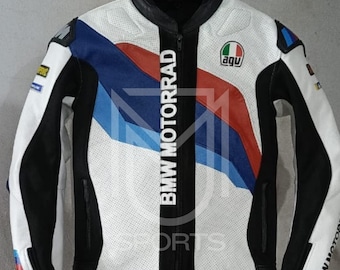 BMW Motorrad Leather Motorcycle Jacket | CE Certified Cowhide Biker Jacket