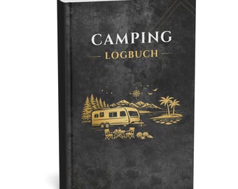 Camping Logbuch: Reisetagebuch für 50 Trips – Stellplätze, Campingplätze, Erinnerungen, Bewertungen | Cover B | Wohnwagen & Caravan