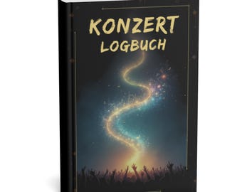 Konzert Logbuch: Erinnerungsbuch und Konzert-Tagebuch zum Ausfüllen (Cover "Soundwirbel")