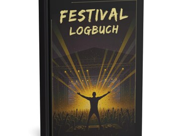 Festival Logbuch: Erinnerungsbuch und Festival-Tagebuch zum Ausfüllen (Taschenbuch, Cover "DJ")